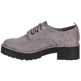 Scarpe scamosciate grigie grigio 1