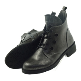 Stivali con borchie Sergio Leone 308 grigio 4