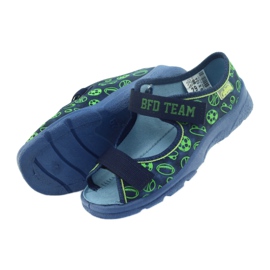 Befado scarpe per bambini sandali pantofole 969x124 verde blu navy 4