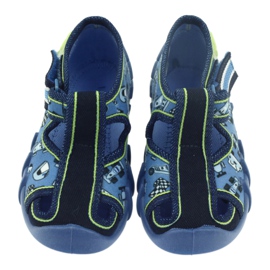 Pantofole per scarpe per bambini Befado 190p083 blu 3