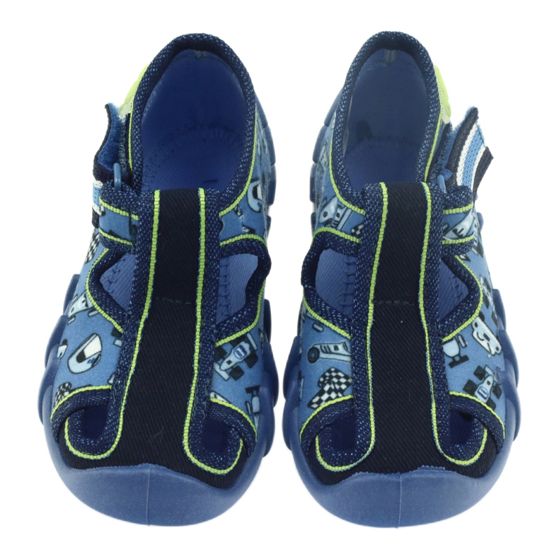 Pantofole per scarpe per bambini Befado 190p083 blu 3