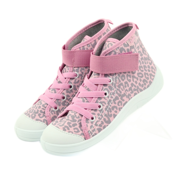 Scarpe da bambino Befado sneakers 268x057 rosa grigio 3