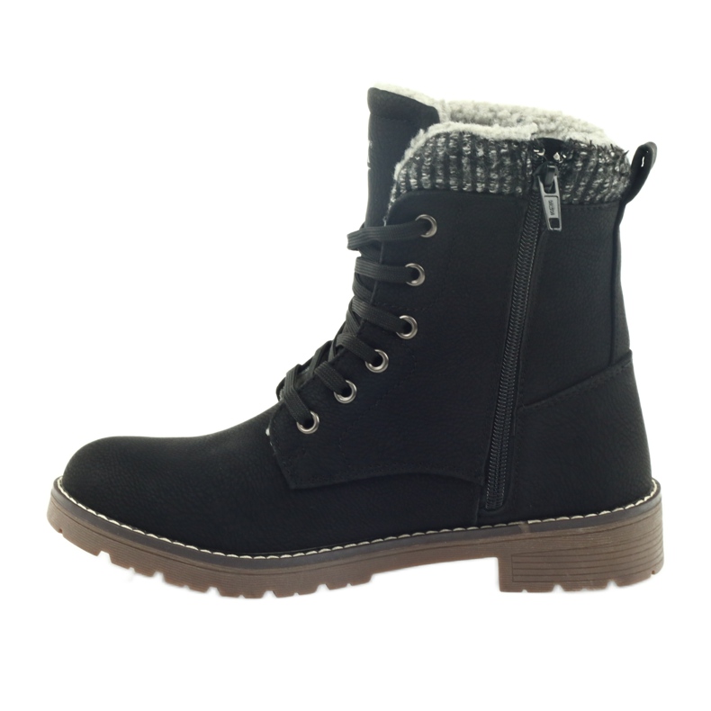 DK Stivali Timberki su pelliccia neri nero 2