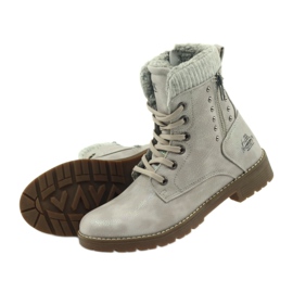 DK Stivali Timberki su pelliccia grigio perla 4