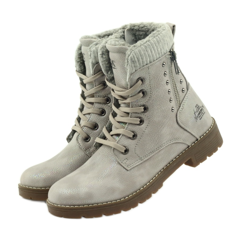 DK Stivali Timberki su pelliccia grigio perla 3
