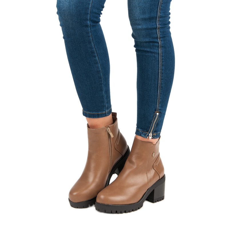 Tacchi alti marroni marrone 2