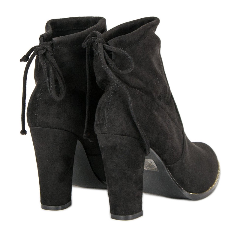 Lemax Stivali slip-on con tacco alto nero 1