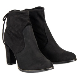 Lemax Stivali slip-on con tacco alto nero 2