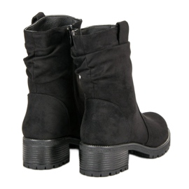 Lucky Shoes Lavoratori in pelle scamosciata nero 1