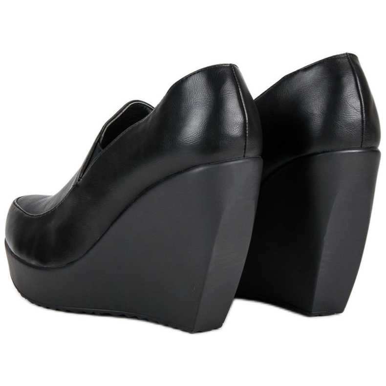 J. Star Tacchi a zeppa neri nero 2