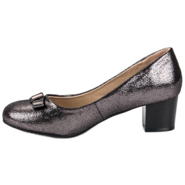 J. Star Scarpe eleganti col tacco alto grigio 1