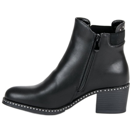 Lucky Shoes Stivali rock Jodhpur nero 1