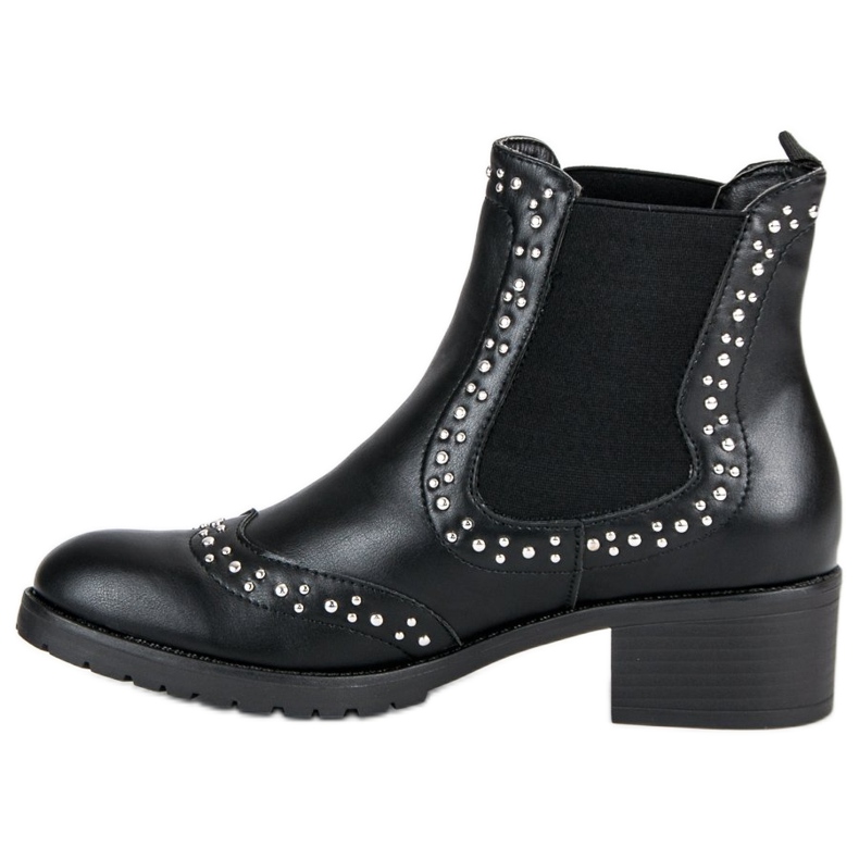 Stivaletti Rock Chelsea nero 1