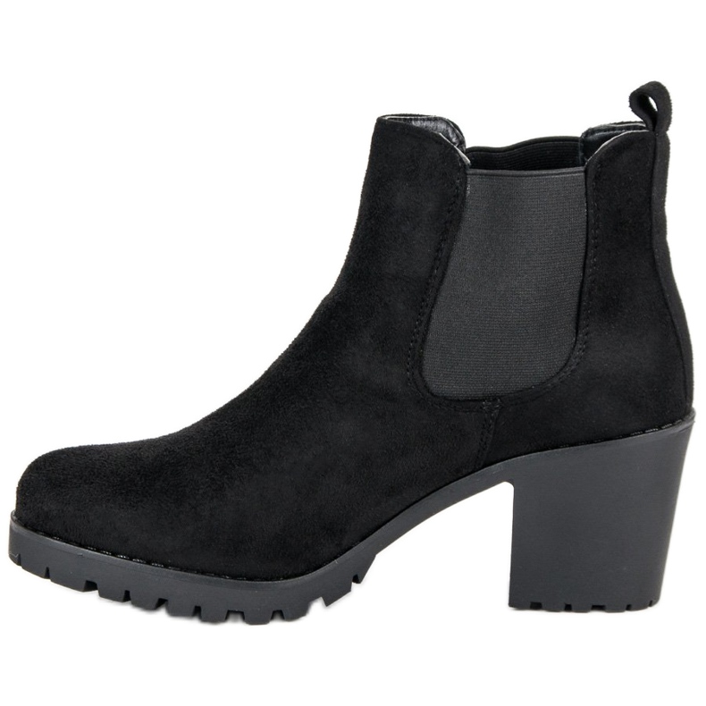 Super Me Stivali Jodhpur in camoscio nero 1