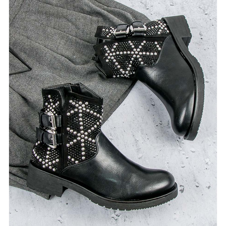 Stivali da donna alla moda nero 1