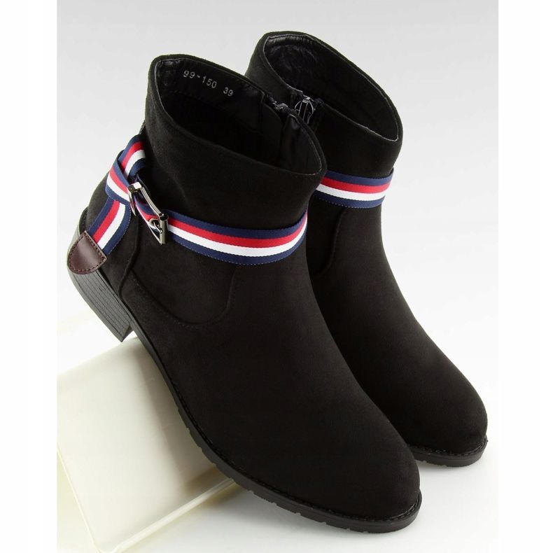Stivaletti Chelsea neri da donna 99-150 Nero 1