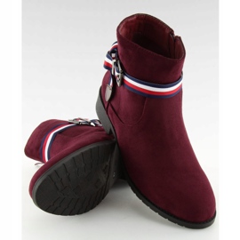 Stivaletti Chelsea marrone da donna 99-150 Rosso 2