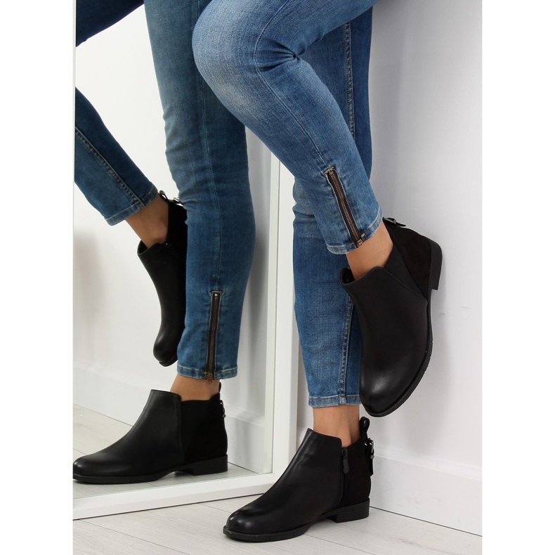 Stivaletti Chelsea neri da donna nero 3086 Black 1