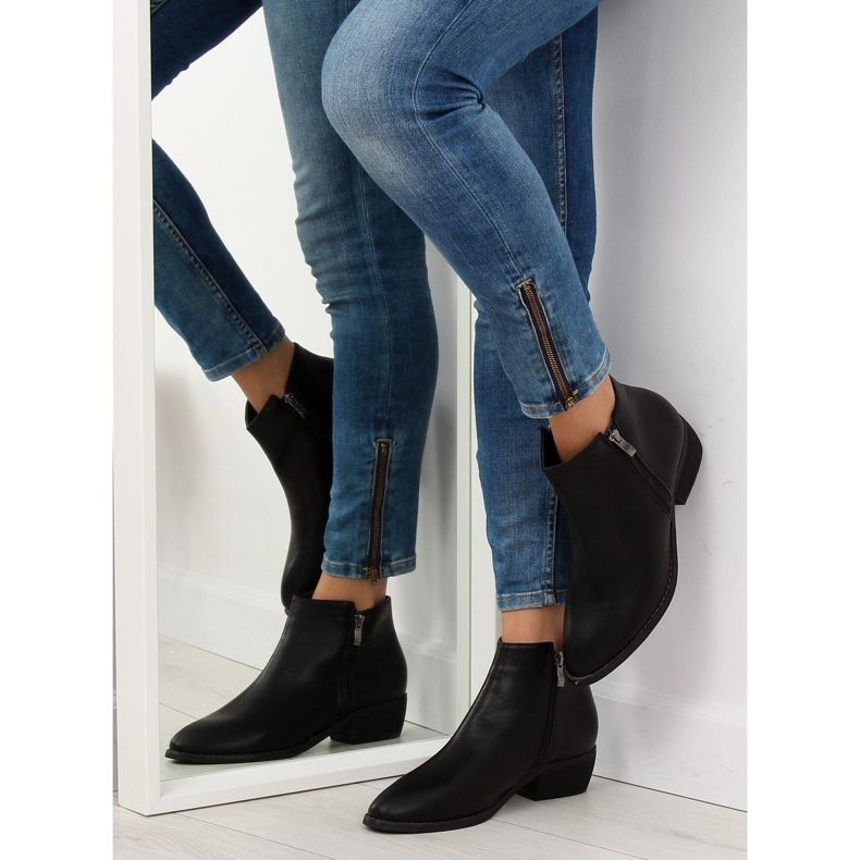 Stivaletti Chelsea neri da donna 9082 Black nero 1