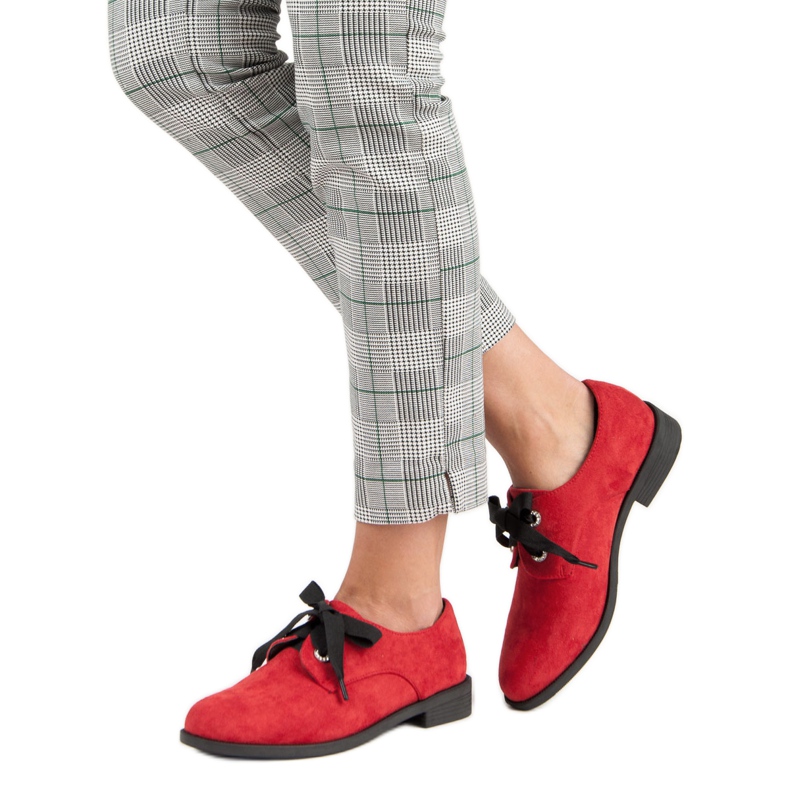 Bestelle Scarpe in pelle scamosciata rosse rosso 1