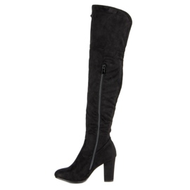 R'S Moschettieri in camoscio nero 1