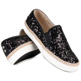 J. Star Sneakers da donna alla moda nero 1