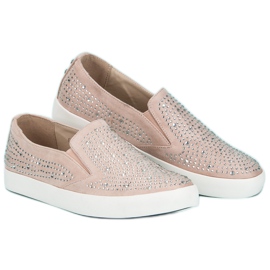 J. Star Scarpe da ginnastica beige scivolose 1
