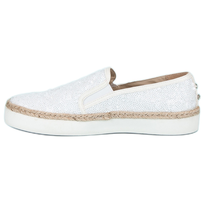 J. Star Sneakers da donna alla moda bianca 1
