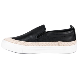 J. Star Espadrillas scivolose nero 1