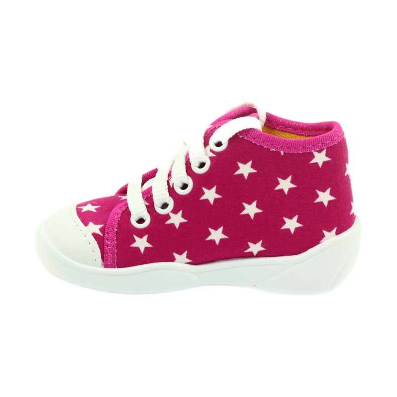 Scarpe da ginnastica per bambini Befado pantofole 218p055 bianco rosa 2