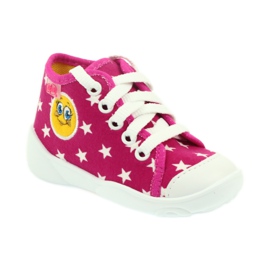 Scarpe da ginnastica per bambini Befado pantofole 218p055 bianco rosa 1