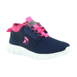 Scarpe sportive per bambini Befado 516Y034 blu navy rosa 1