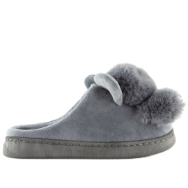 Pantofole da donna grigie DD91 grigie grigio 1