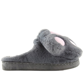 Pantofole da donna grigie DD93 grigie grigio 1