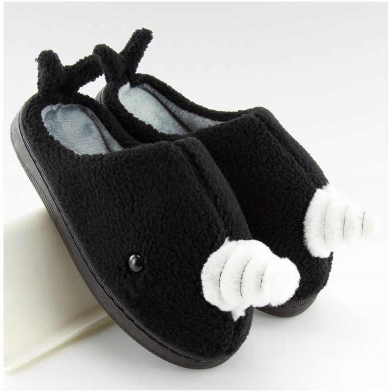 Pantofole da donna nere DD92 Black nero 1