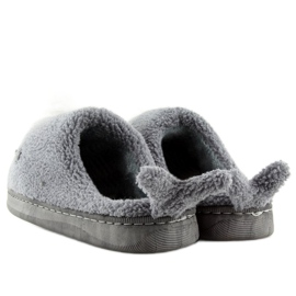 Pantofole da donna grigie DD92 Grey grigio 2