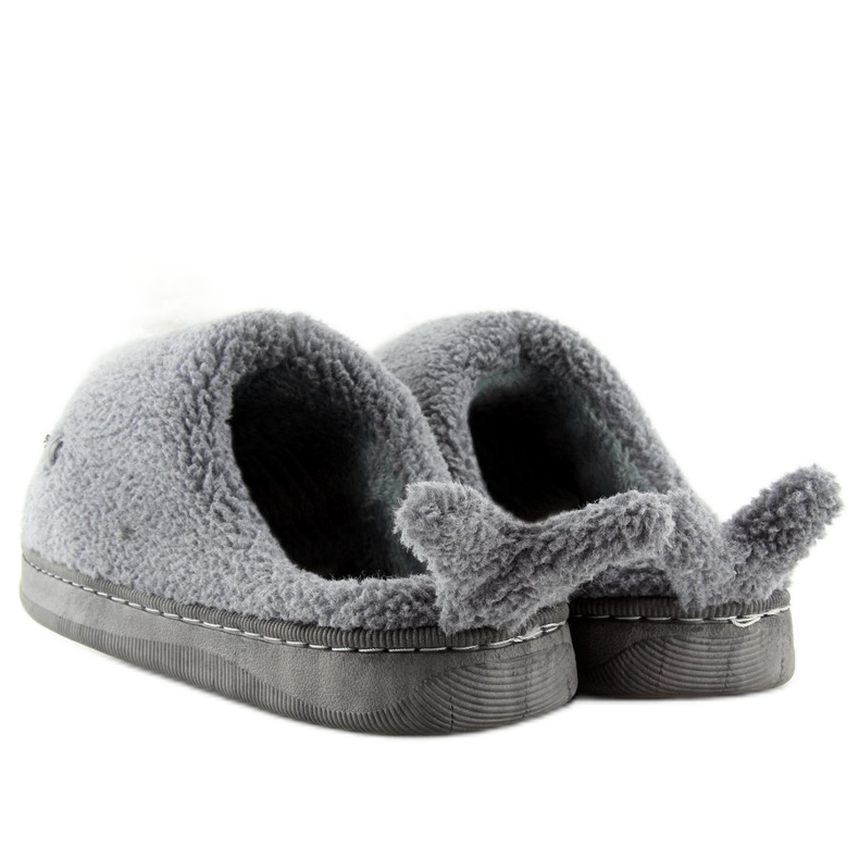 Pantofole da donna grigie DD92 Grey grigio 2
