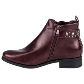 Sweet Shoes Stivaletti Rock Chelsea rosso 1