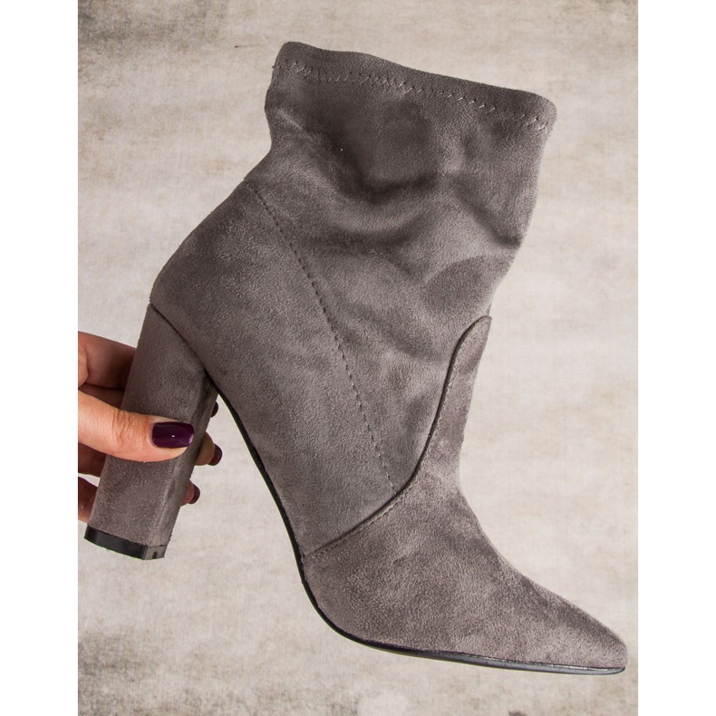 Seastar Stivali in camoscio grigio 1