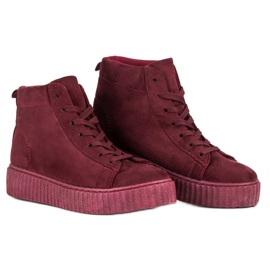 Wilady Sneakers sopra la caviglia rosso 2