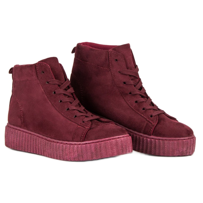 Wilady Sneakers sopra la caviglia rosso 2