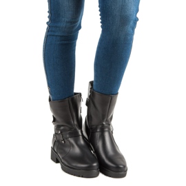 Stivali caldi Lavoratori nero 2