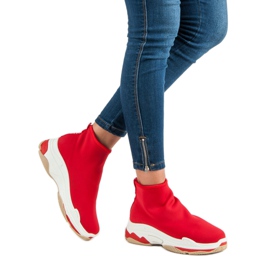 Scarpe sportive alla moda rosso 1