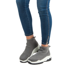 Scarpe sportive alla moda grigio 1