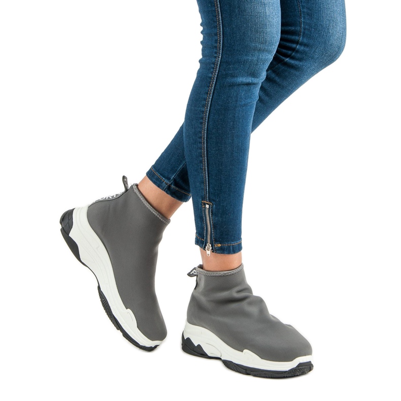 Scarpe sportive alla moda grigio 2