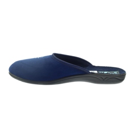 Pantofole velour paillettes Adanex blu navy 2