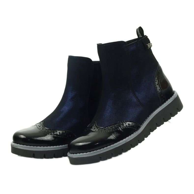 Stivali termici Ren But 4379 blu navy nero 5