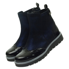 Stivali termici Ren But 4379 blu navy nero 4