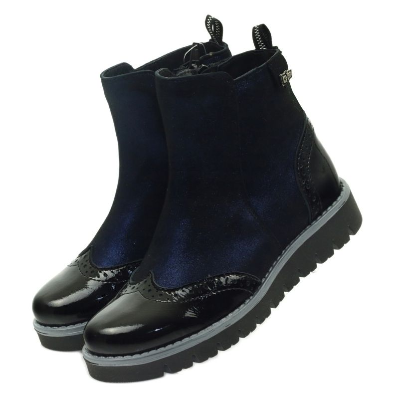 Stivali termici Ren But 4379 blu navy nero 4