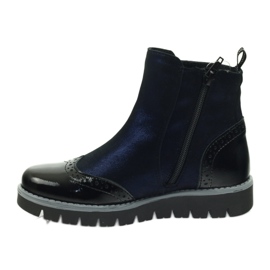 Stivali termici Ren But 4379 blu navy nero 2